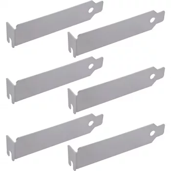 InLine žemo profilio PCI / PCI-E / ISA išplėtimo lizdo laikiklis, 6 vnt.