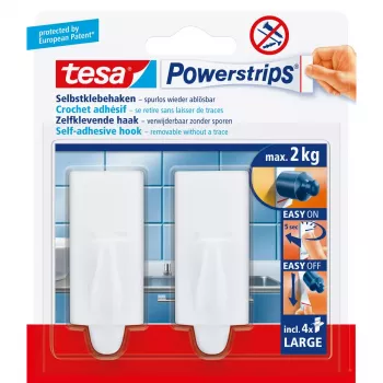 Universalus kabliukas Tesa Powerstrips Hooks Large TREND