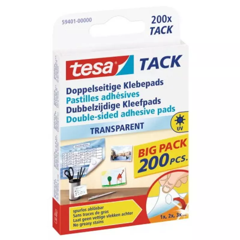 Tesa 59401-00000 skaidri juosta 200 vnt.