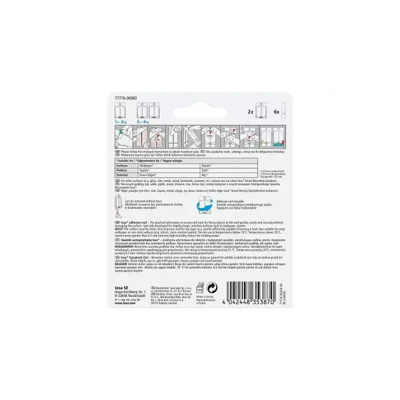 Universalus kablys TESA Adhesive Nail 77776-00000-00