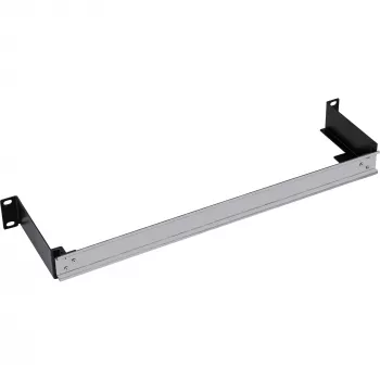 DIN bėgelio skydas InLine 19106C 1U horizontalus vertikalus plienas juoda pilka