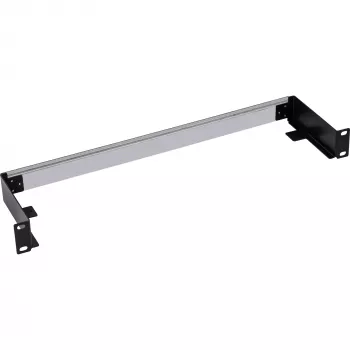 DIN bėgelio skydas InLine 19106C 1U horizontalus vertikalus plienas juoda pilka