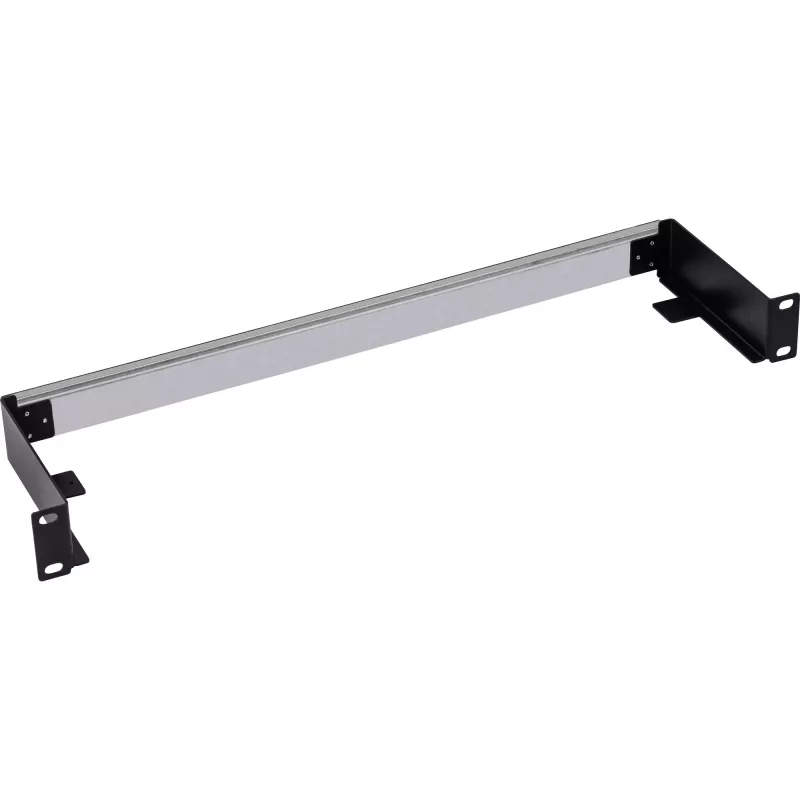 DIN bėgelio skydas InLine 19106C 1U horizontalus vertikalus plienas juoda pilka