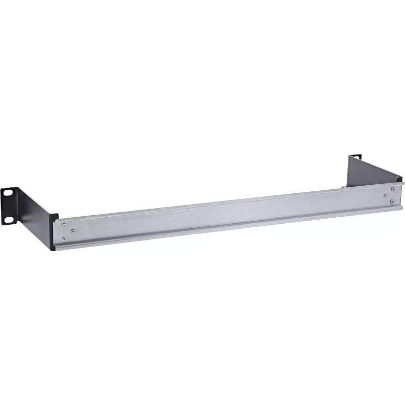 DIN bėgelio skydas InLine 19106C 1U horizontalus vertikalus plienas juoda pilka