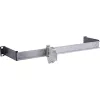 DIN bėgelio skydas InLine 19106C 1U horizontalus vertikalus plienas juoda pilka