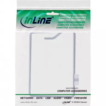 InLine kabelių laikiklis, metalinis, galvanizuotas, atviroji trumpoji pusė, 140x100mm