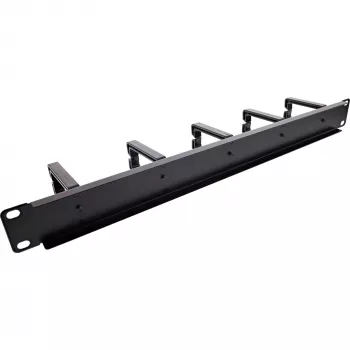 Kabelių valdymo skydelis InLine 19110O 19 colių juodas metalinis 5 laikikliai