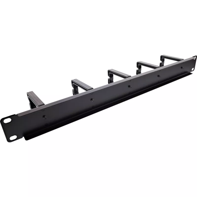 Kabelių valdymo skydelis InLine 19110O 19 colių juodas metalinis 5 laikikliai