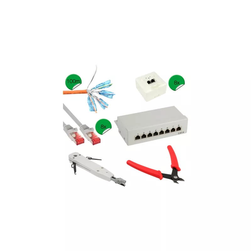InLine 20155I tinklo kabelis 100 m Cat6 S/FTP (S-STP)