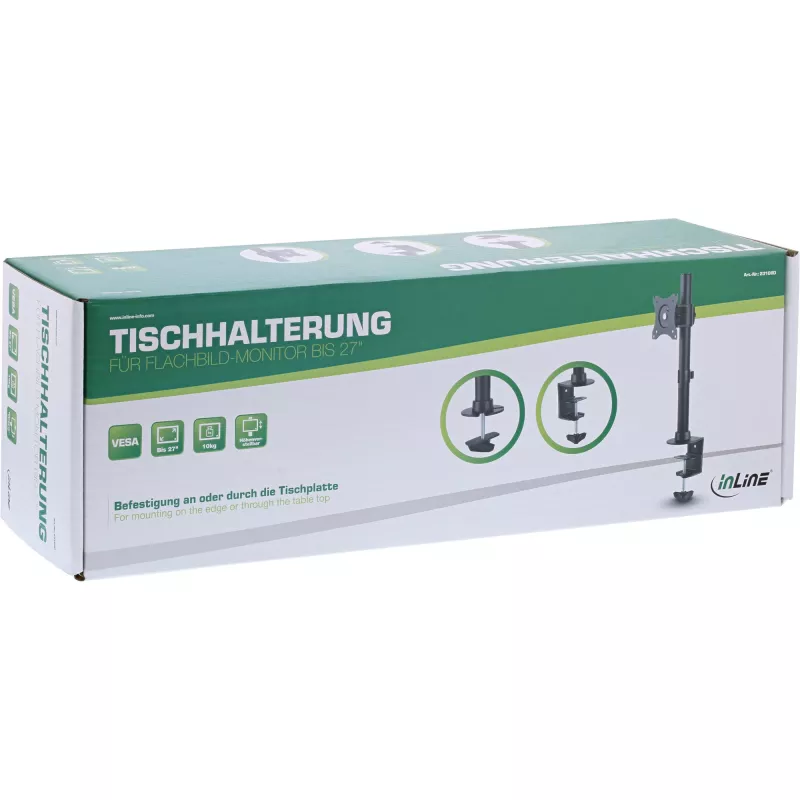 InLine stalinis laikiklis televizoriui / LED / TFT ekranui iki 69 cm 27 colių, maks. 10 kg