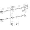 InLine stalinis laikiklis 6x TV / LED / TFT ekranams iki 81 cm 32 colių, maks. 7 kg, juodas