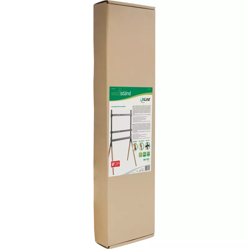 InLine woodstand Studio TV stovas, skirtas 49–70 colių (124–178 cm) ekranams, maks. 40 kg