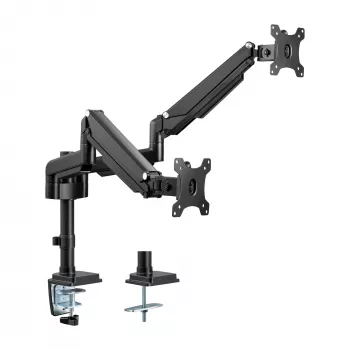 InLine stalinis laikiklis su pakėlimu, skirtas dviem monitoriams iki 82 cm (32 colių), 9 kg