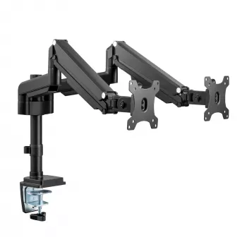 InLine stalinis laikiklis su pakėlimu, skirtas dviem monitoriams iki 82 cm (32 colių), 9 kg