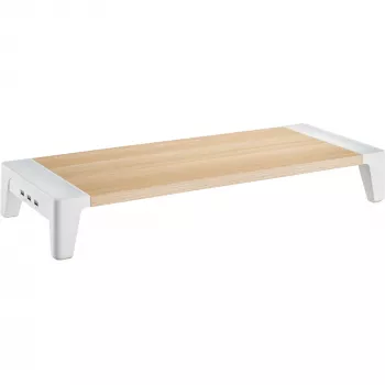 InLine Monitorius Platforma+, 2x USB 3.2 Gen1 ir QC3 įkrovimas, 80mm, maks. 15kg