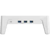 InLine Monitorius Platforma+, 2x USB 3.2 Gen1 ir QC3 įkrovimas, 80mm, maks. 15kg