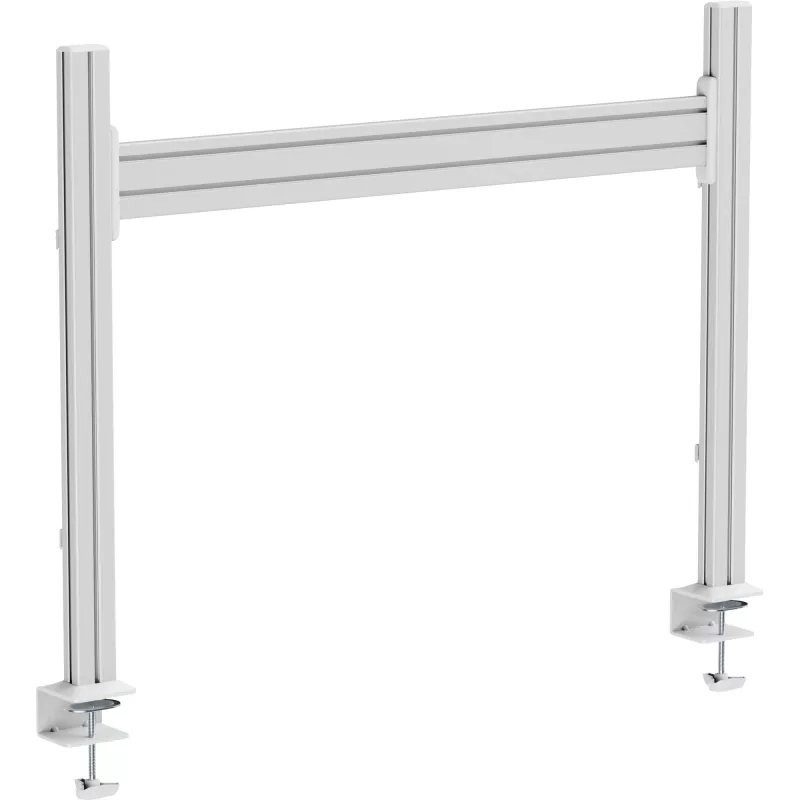 InLine 23181F lentjuostės sieninio stalo montavimo panelė, aliuminis, 1 m, su 2 stulpais, 0,86 m