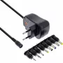 InLine universalus maitinimo šaltinis 12 W, 110–240 V į 3–12 V, maks. 1 200 mA