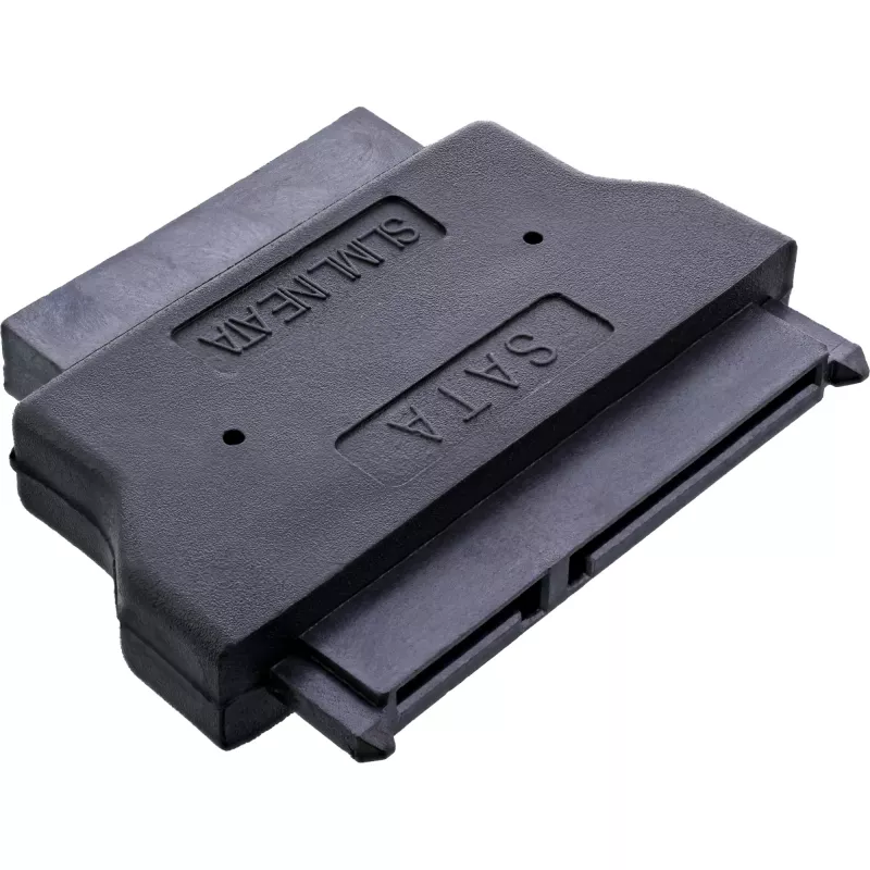 InLine SATA adapteris, 22 kontaktų kabelio pusė į Slimline SATA 13 kontaktų PCB