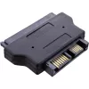 InLine SATA adapteris, 22 kontaktų kabelio pusė į Slimline SATA 13 kontaktų PCB