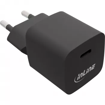 InLine USB įkroviklis su vienu USB-C prievadu, Power Delivery, PPS, 33 W, juodas