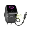 InLine USB maitinimo šaltinis, 70W, GaN, USB-C PD + USB-A QC, laidas 60cm, juodas