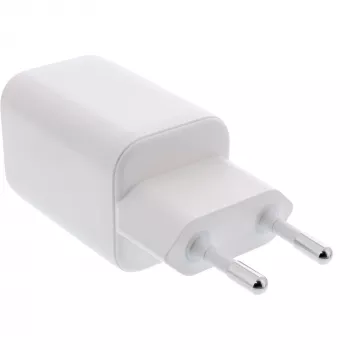 InLine USB maitinimo šaltinis, įkroviklis USB-A + USB-C, 33W, PD + QC, baltas