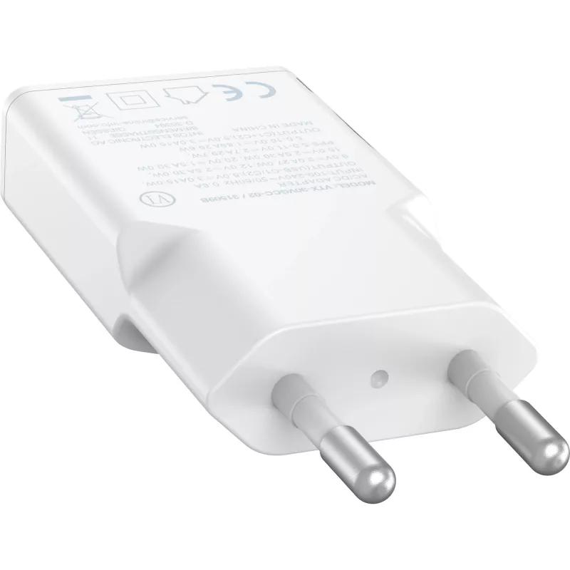 InLine USB maitinimo šaltinis įkroviklis Dvigubas USB-C, PD, PPS, 30 W, baltas
