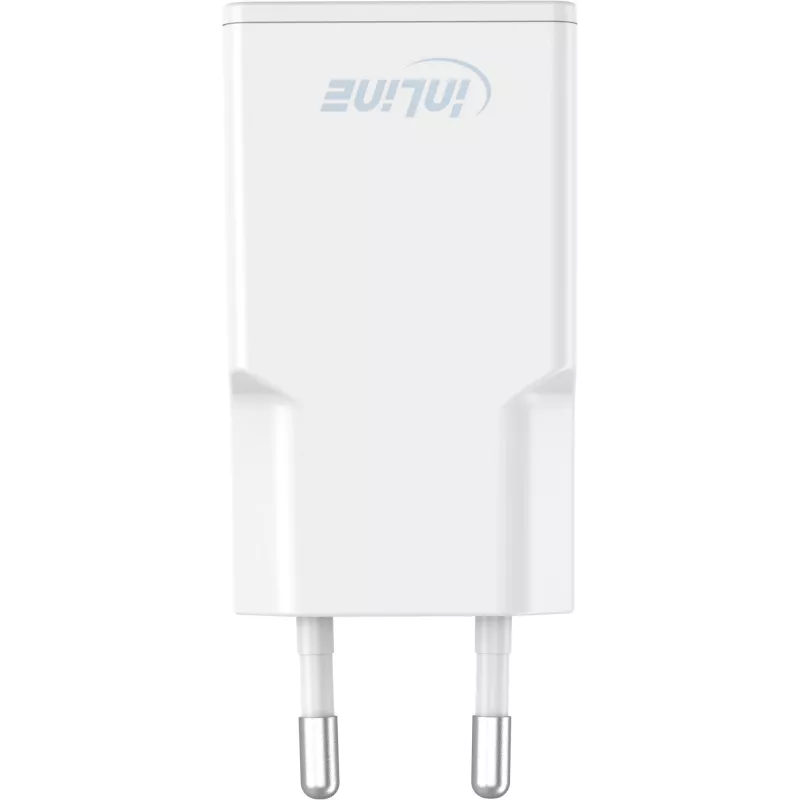 InLine USB maitinimo šaltinis įkroviklis Dvigubas USB-C, PD, PPS, 30 W, baltas