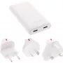 USB maitinimo tiekimo įkroviklis InLine 31519C Dual USB-C 65 W – du USB-C prievadai, 65 W bendra išėjimo galia