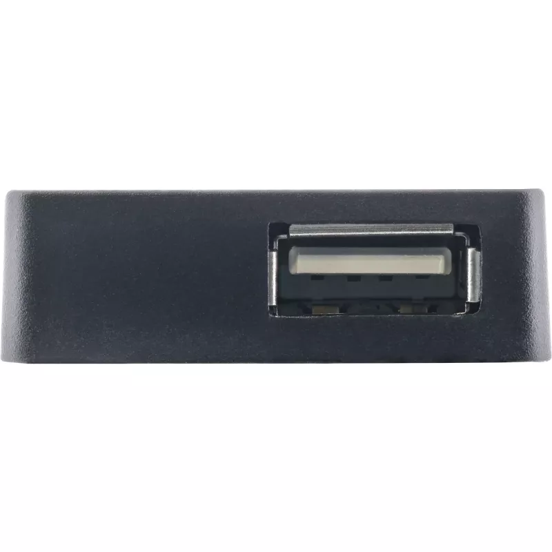 InLine USB 2.0 4-Port Hub, Type-A kištukas į 4x Type-A lizdus, juodas, 30 cm