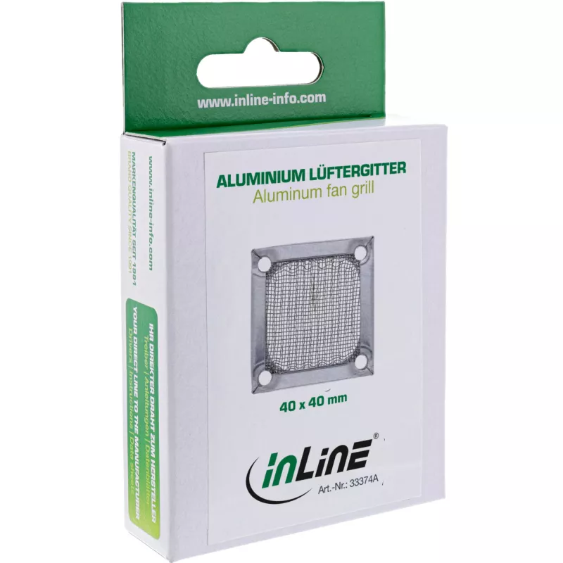 InLine ventiliatoriaus grotelių aliuminio filtras InLine 33374A
