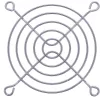 InLine ventiliatoriaus apsauginė grotelė, metalinė, chromuota, 80x80mm
