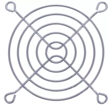 InLine ventiliatoriaus apsauginė grotelė, metalinė, chromuota, 80x80mm