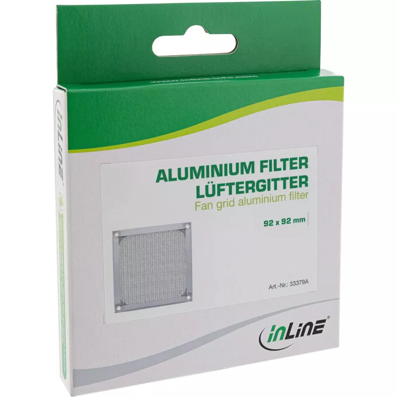 InLine ventiliatoriaus grotelių aliuminio filtras InLine 33379A