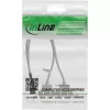 “InLine” USB 2.0 lizdo laikiklis 2x USB Type A moteriška į 1x 10 kontaktų jungtis 0,35 m