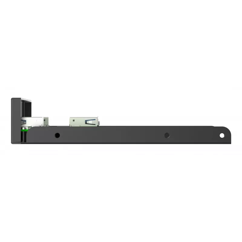 InLine 33456C diskelių įdėklo skydelis 8.89 cm (3.5 colio) I/O prievadų skydelis Juoda