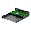 InLine 33456C diskelių įdėklo skydelis 8.89 cm (3.5 colio) I/O prievadų skydelis Juoda