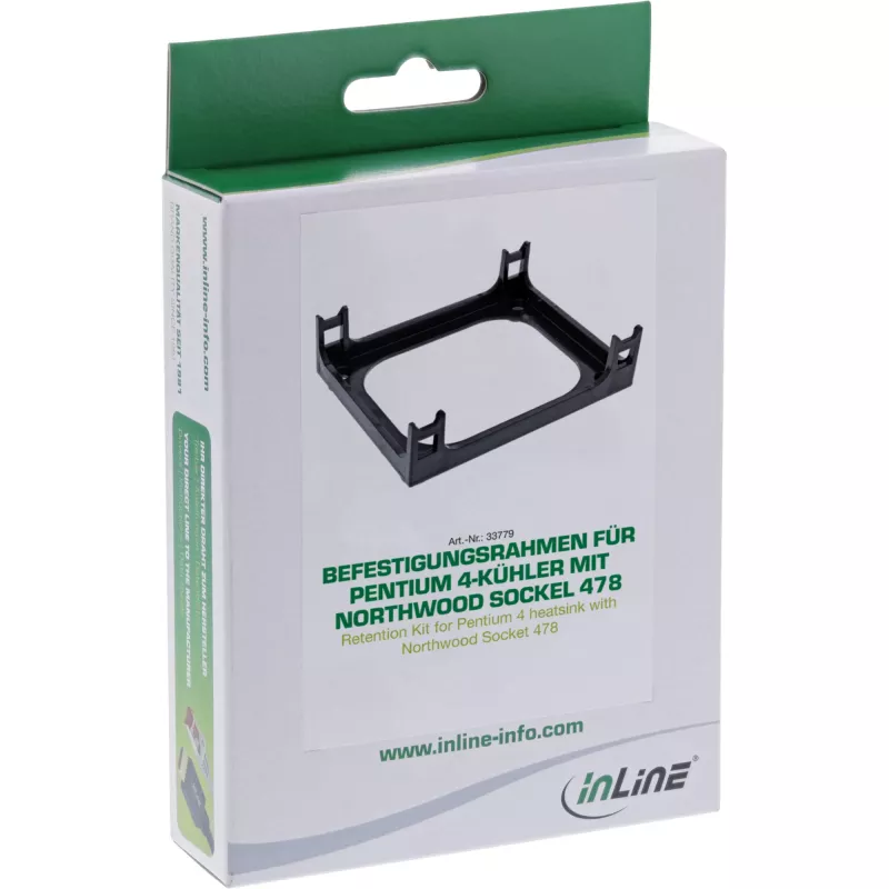 “InLine” laikiklio rinkinys “Pentium 4” radiatoriui su “Northwood Socket 478”