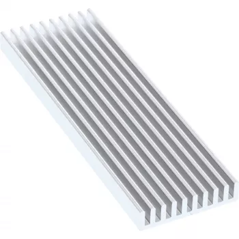 InLine SSD aušintuvas, aušinimo briaunos / radiatorius, tinka M.2 SSD
