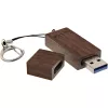 InLine USB 3.0 Flash diskas, woodline riešutmedis, su raktų pakabuku, 64GB