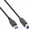 InLine USB 3.2 Gen.1 7 prievadų šakotuvas aliuminio korpuse su 2,5 A maitinimo šaltiniu, juodas