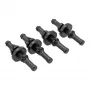 InLine ventiliatoriaus atsiejimo rinkinys, tinka 60–120 mm ventiliatoriams, 4 vnt. pakuotėje