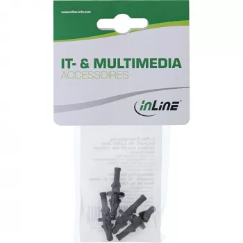 InLine ventiliatoriaus atsiejimo rinkinys, tinka 60–120 mm ventiliatoriams, 4 vnt. pakuotėje