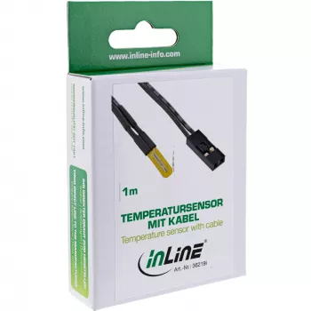 InLine temperatūros jutiklis / zondas, universalus 2 kontaktų, su 1 m kabeliu