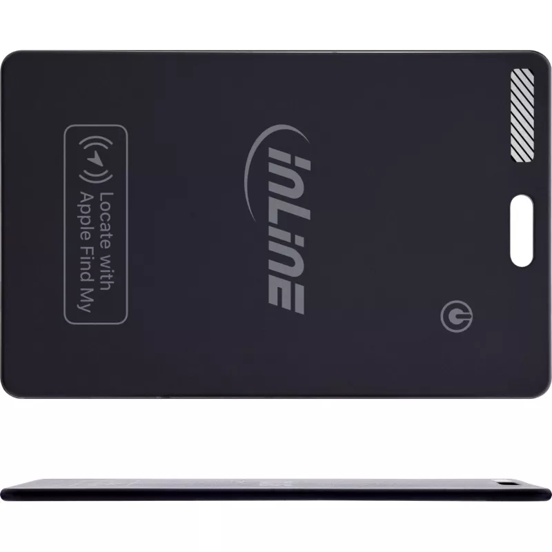 InLine 40080K GPS seklys / ieškiklis Universal Finder išmanioji kortelė Juoda