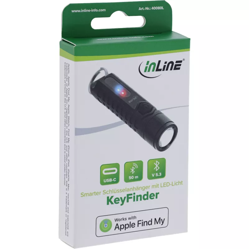 Finder InLine 40080L GPS seklys universalus juodas baterijos veikimo trukmė 6 val.