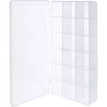 Mažų detalių dėžutė InLine 43009E 18 skyrių 213x114x35mm