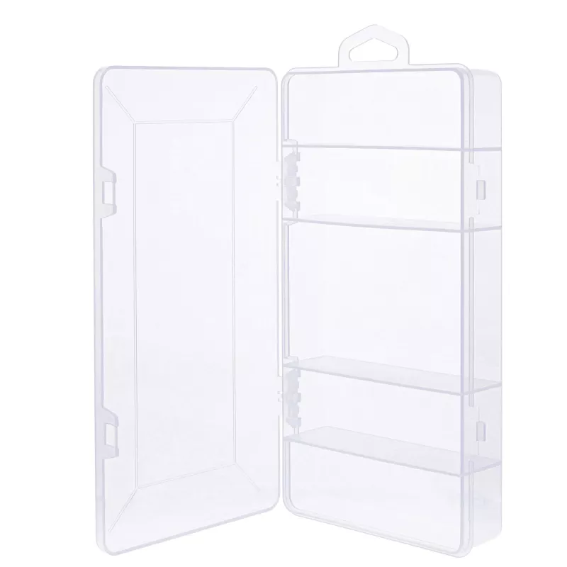 InLine Smulkių dalių dėžutė, 5 skyriai, 206x107x33 mm, skaidri