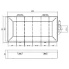 InLine mažų dalių dėžutė, 6 skyriai, 206x107x33mm, skaidri